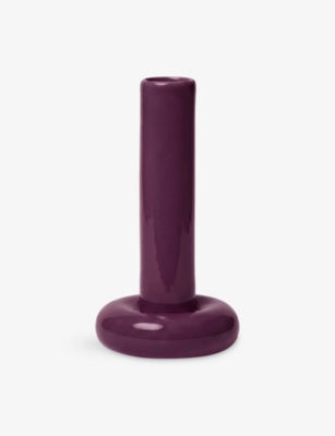 Gustaf Westman chunky earthenware candle holder - British product