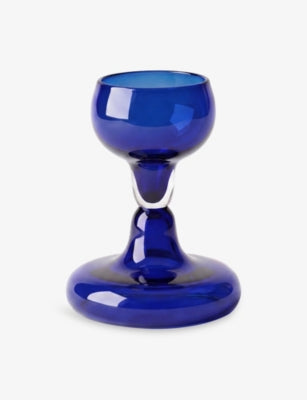 Gustaf Westman chunky tinted wine glass 140mm - British product