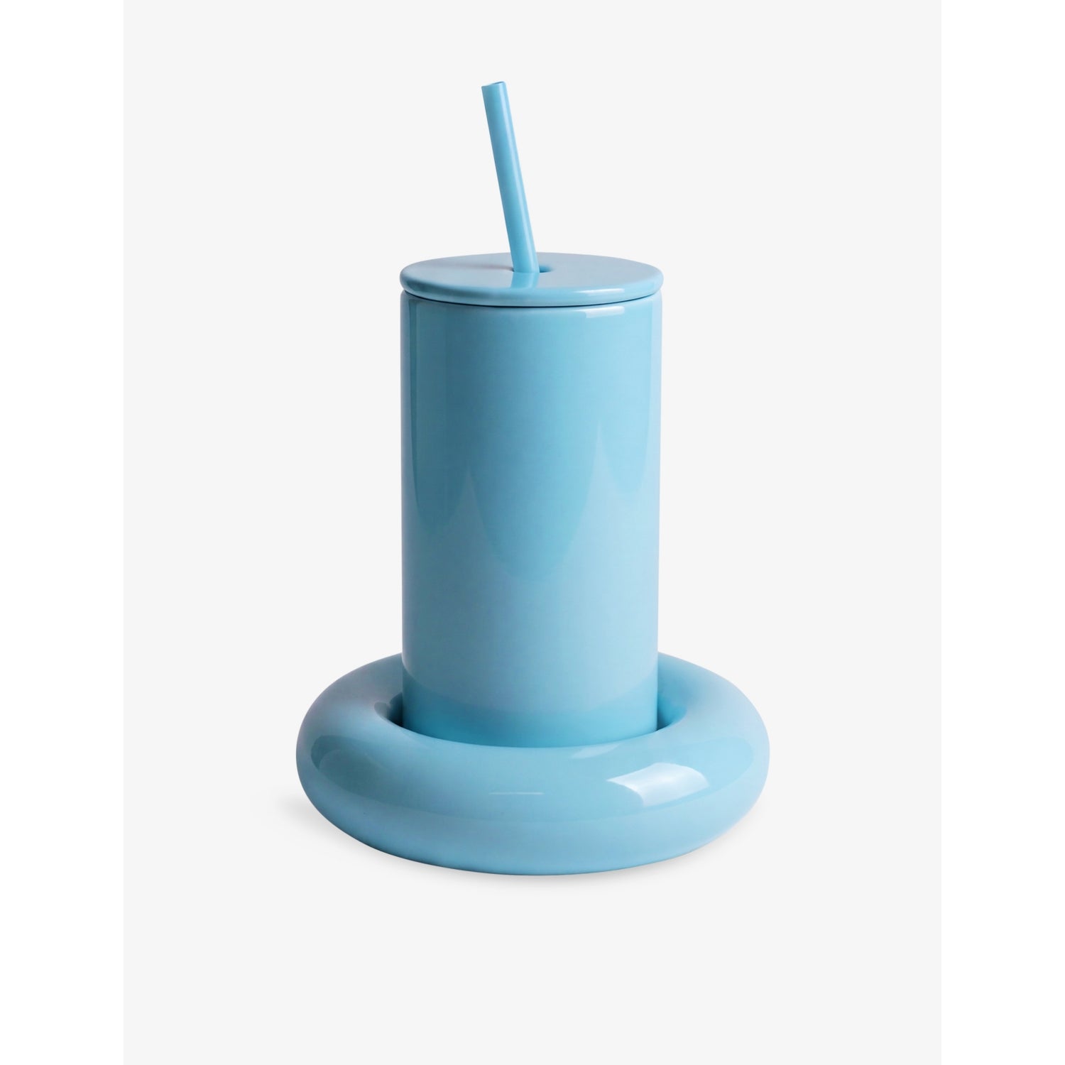 Chunky Ceramic Tumbler - LIGHT BLUE