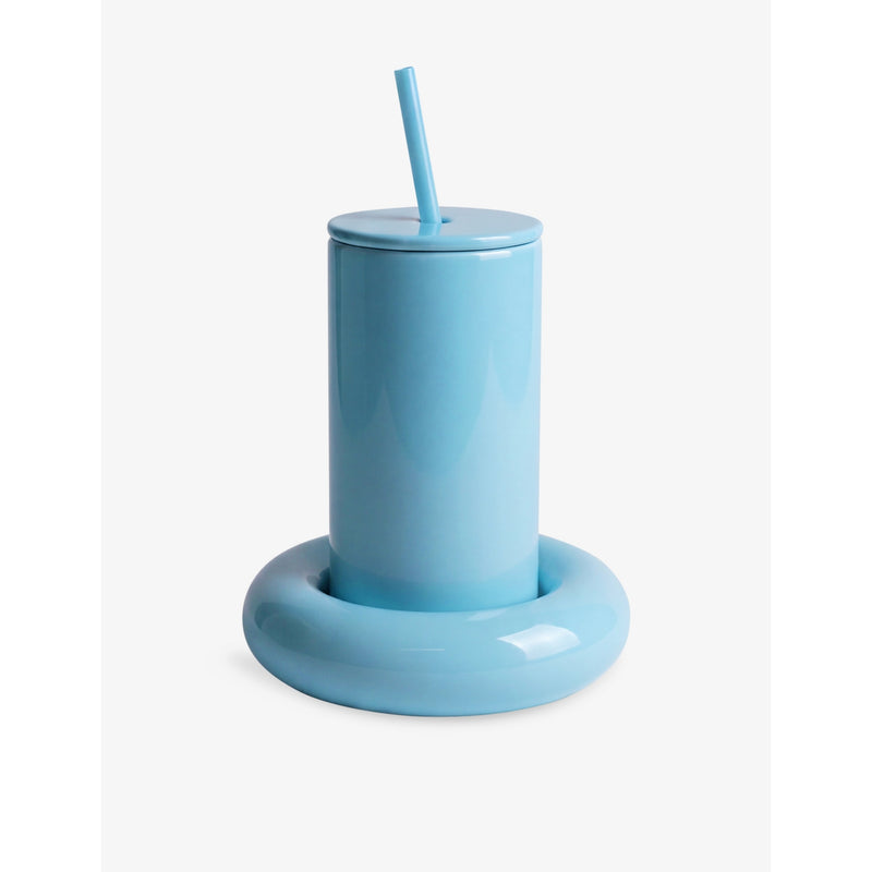 Chunky Ceramic Tumbler - LIGHT BLUE