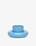 Chunky Earthenware Cup And Saucer - LIGHT BLUE