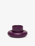 Chunky Earthenware Cup And Saucer - PURPLE