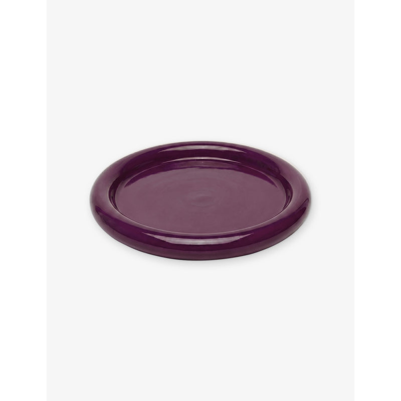 Chunky Earthenware Plate - PURPLE