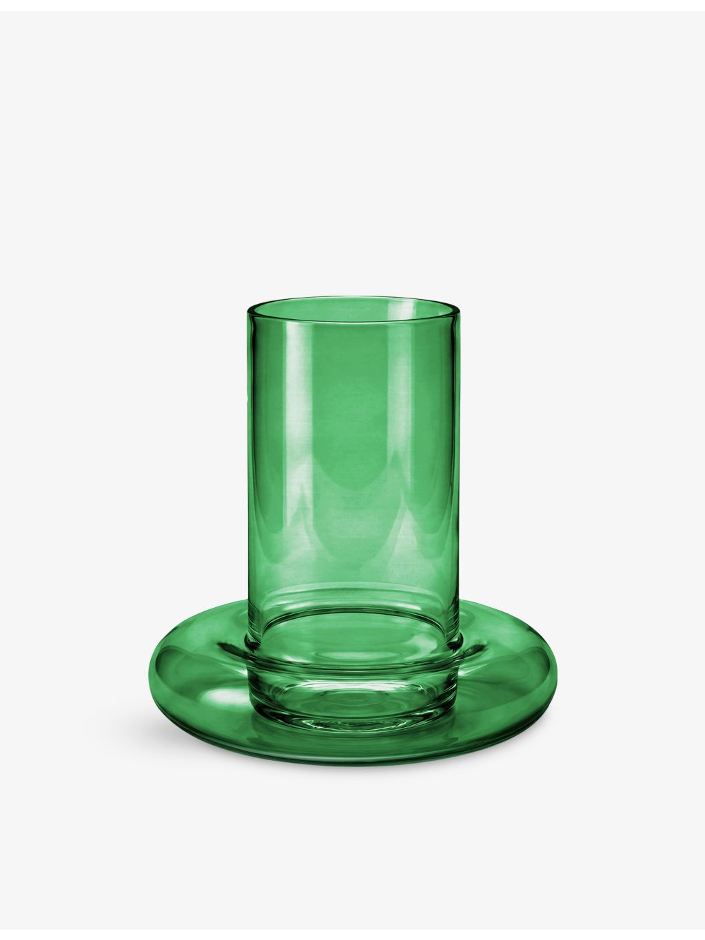 Gustaf Westman chunky mini glass vase with round base - British product