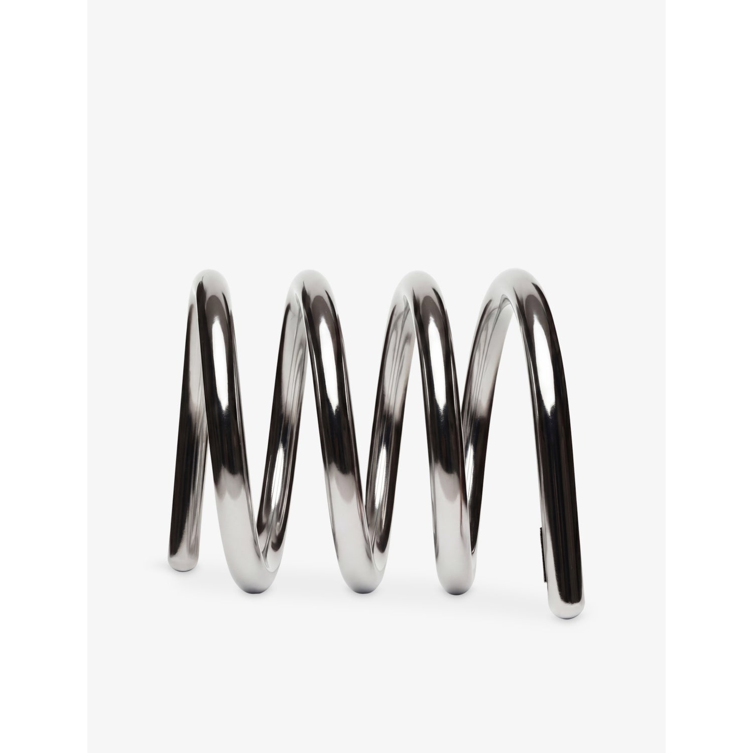 Spiral Steel Book Stand - CHROME
