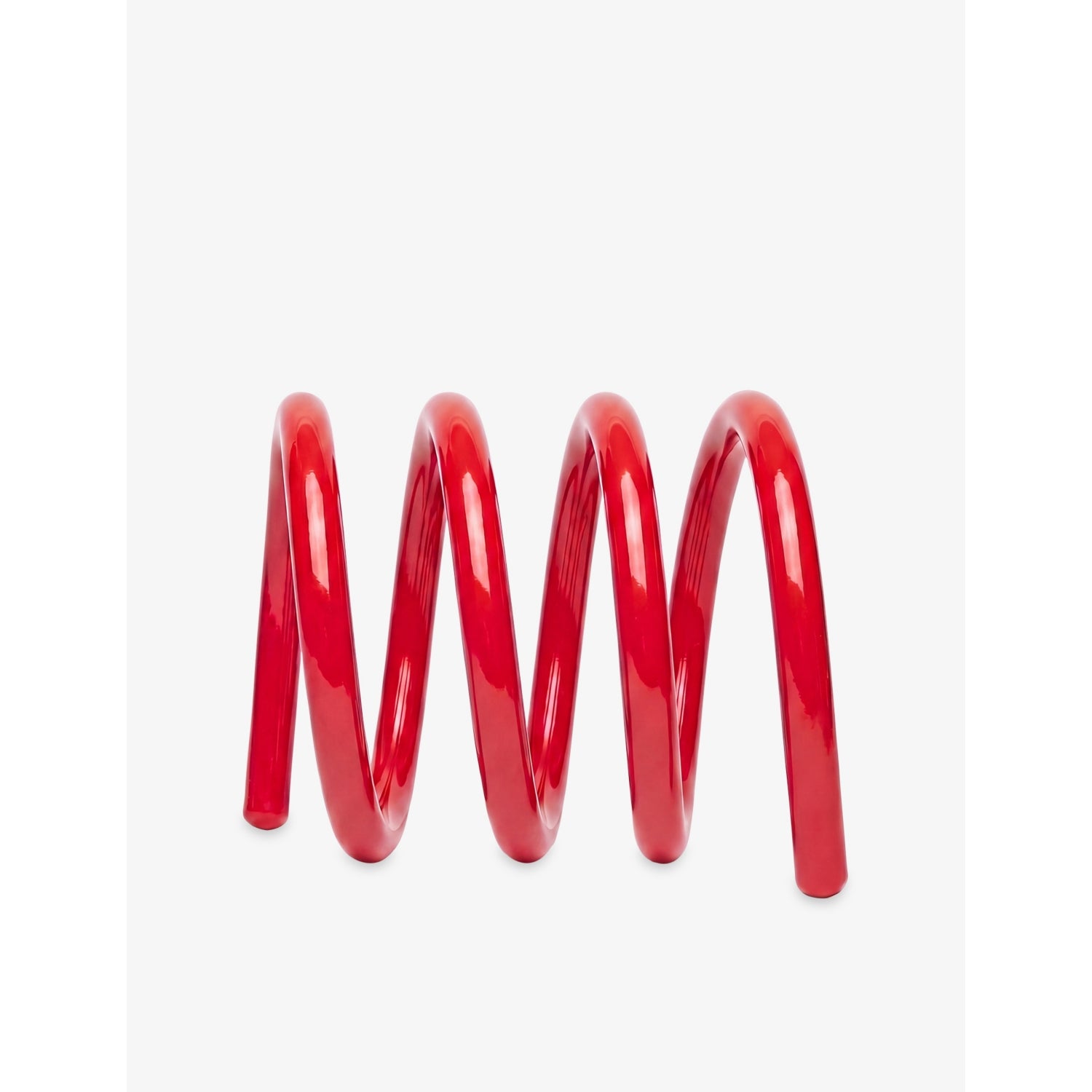 Spiral Steel Book Stand - RED