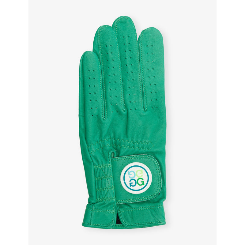 Signature Logo Leather Golf Glove - CLOVER - S