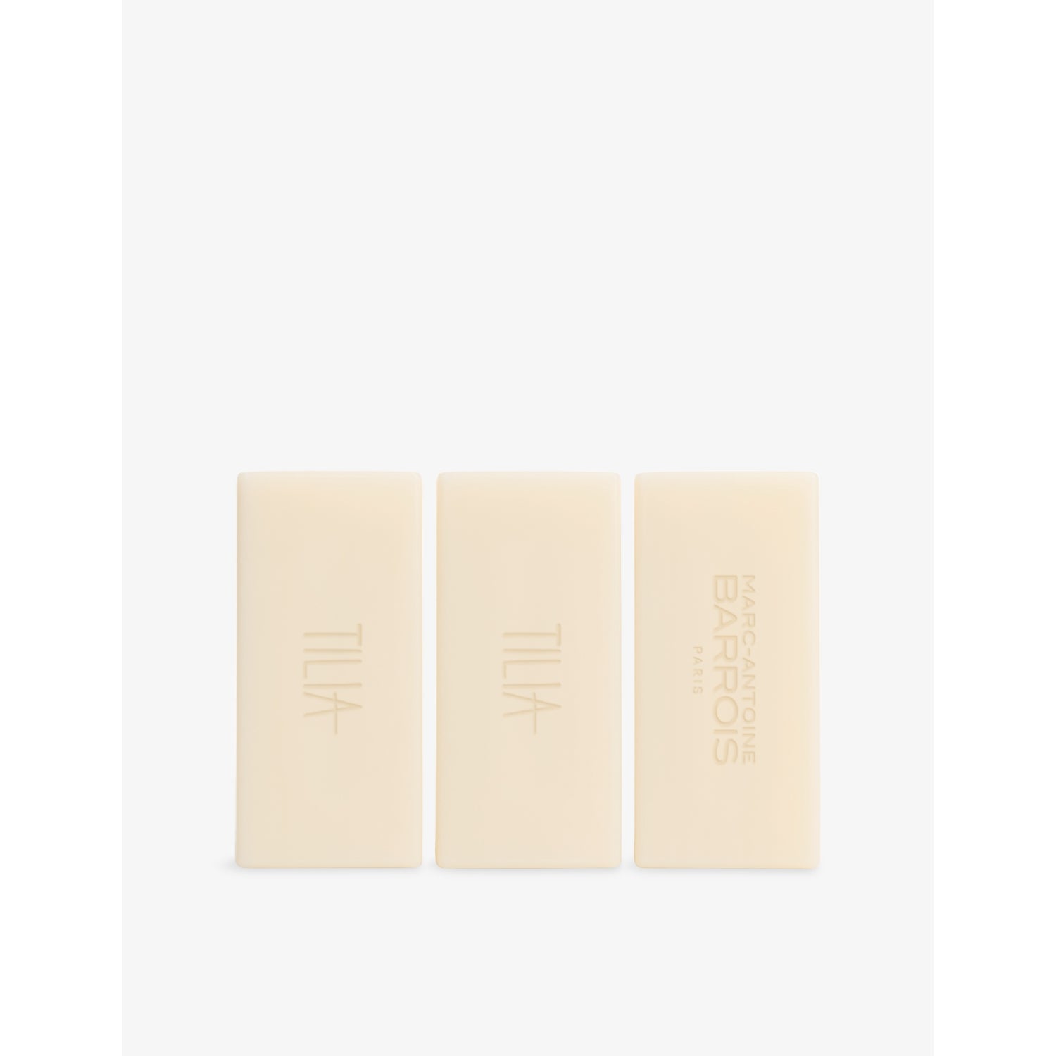 Marc Antoine Barrois Tilia scented soap bar trio 3x170g - British product