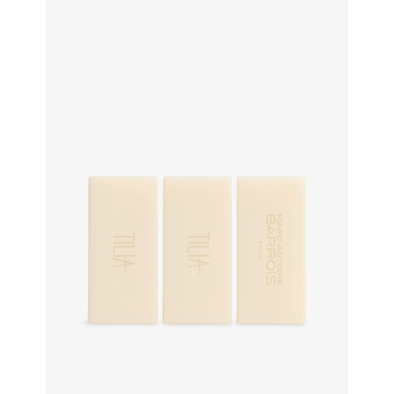 Marc Antoine Barrois Tilia scented soap bar trio 3x170g - British product