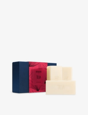 Marc Antoine Barrois Tilia scented soap bar trio 3x170g - British product