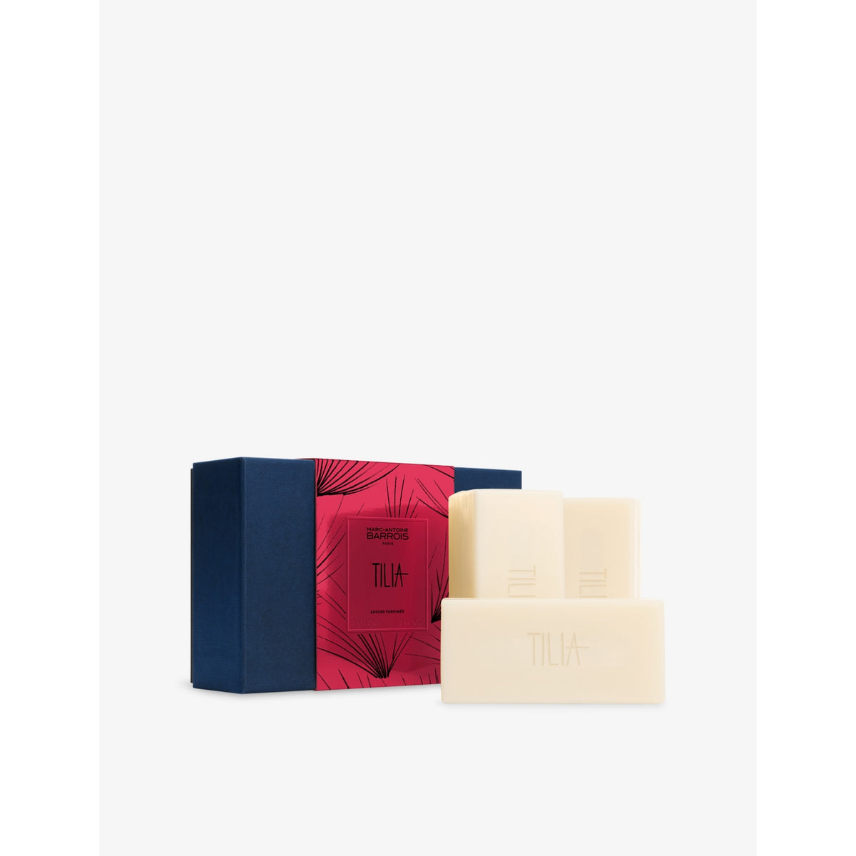 Marc Antoine Barrois Tilia scented soap bar trio 3x170g - British product