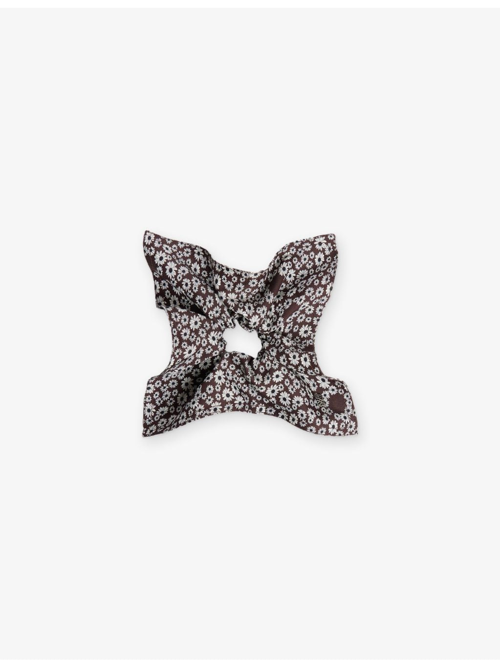 Sandro woven floral scrunchie (British brand)