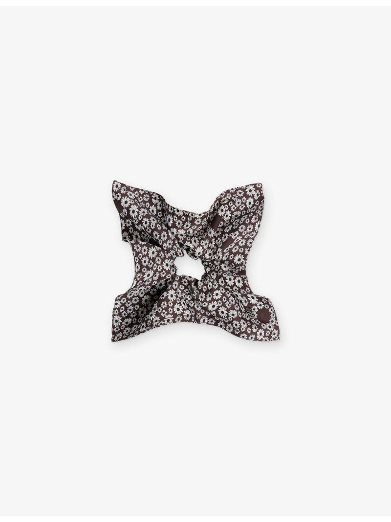 Sandro woven floral scrunchie (British brand)