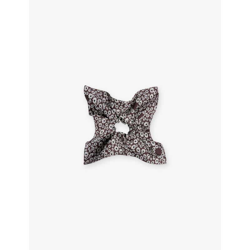Sandro woven floral scrunchie (British brand)