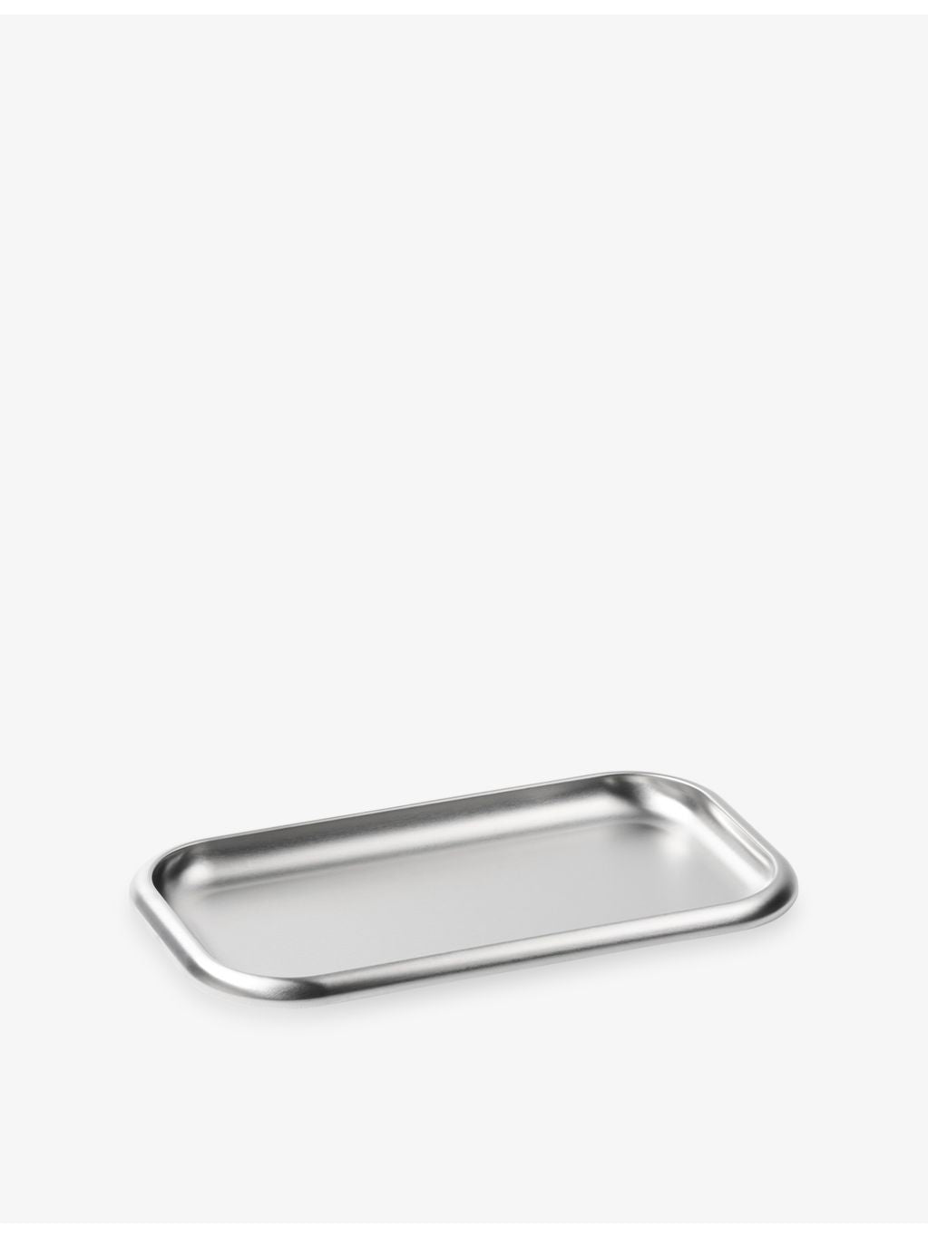 Service Projects small brushed stainless steel tray, imported from the UK