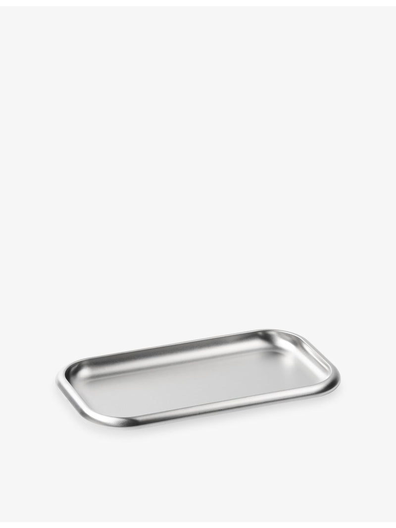 Service Projects small brushed stainless steel tray, imported from the UK