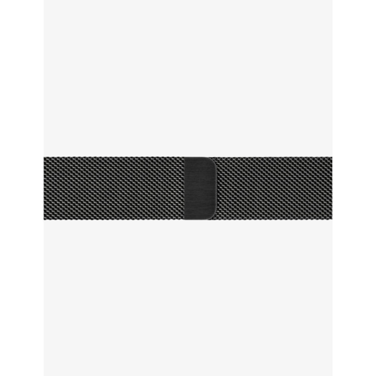 MINTAPPLE Milanese Loop strap jet black 44mm, UK version