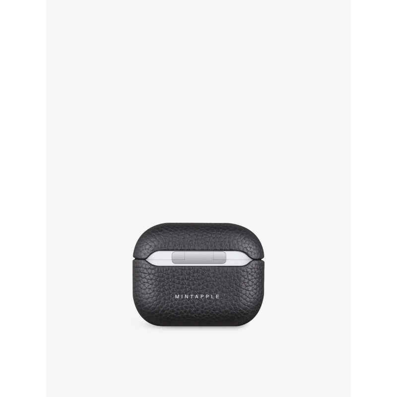 MINTAPPLE leather logo-embossed AirPods Pro 3 case, UK version