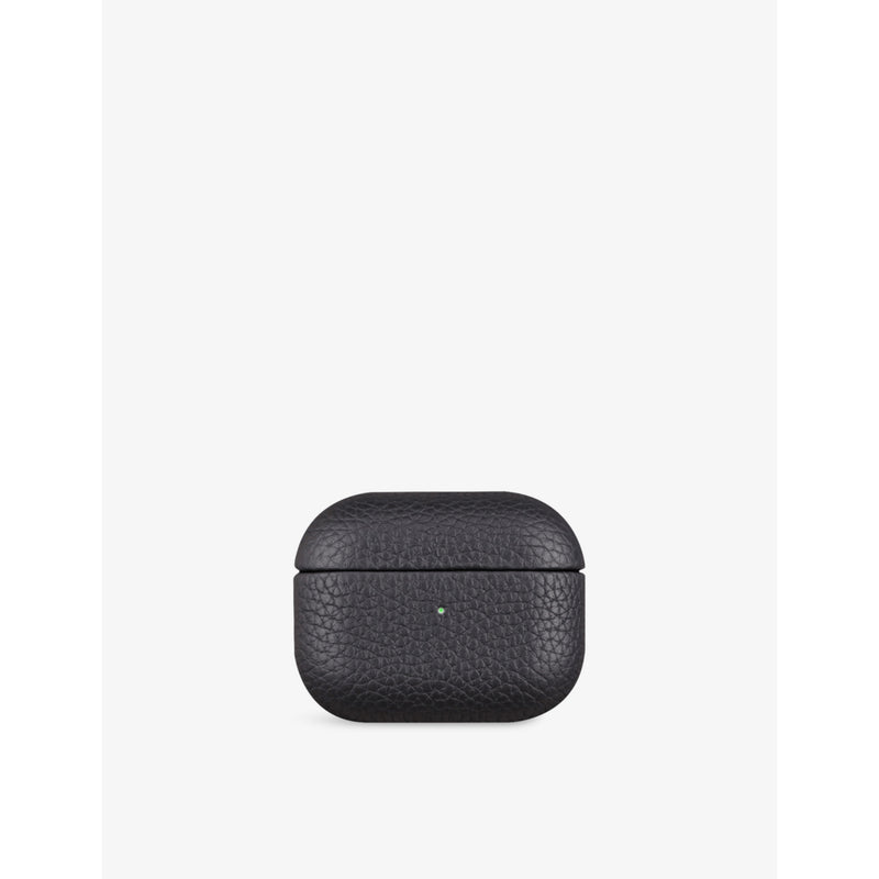 MINTAPPLE leather logo-embossed AirPods Pro 3 case, UK version