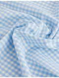 Monday Swimwear gingham check cotton head scarf - British product
