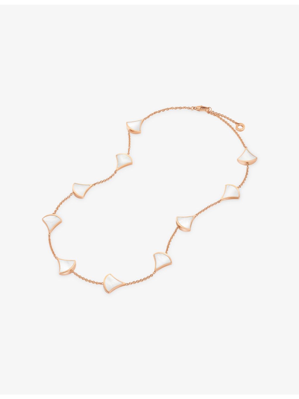 Bvlgari Divas Dream 18ct rose-gold mother-of-pearl necklace - British product