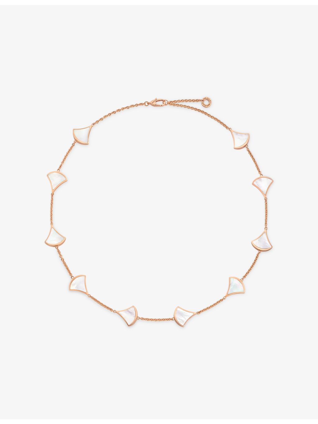 Bvlgari Divas Dream 18ct rose-gold mother-of-pearl necklace - British product