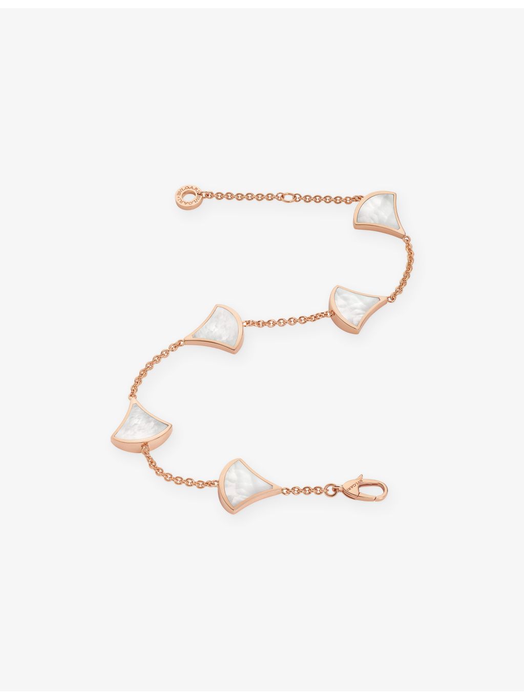 Bvlgari Divas' Dream bracelet 18ct rose-gold mother-of-pearl - British product
