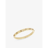 Coach gold-plated brass bracelet with sculpted C logo, imported from the UK