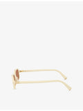 Miu Miu rectangle acetate sunglasses MU 11ZSF, imported from the UK
