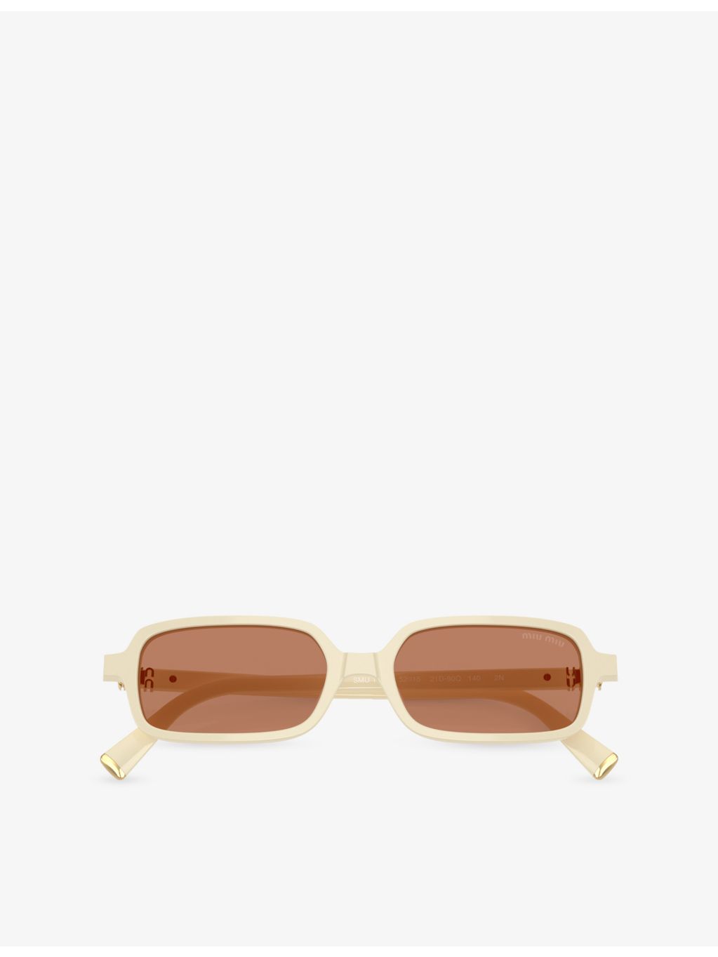 Miu Miu rectangle acetate sunglasses MU 11ZSF, imported from the UK