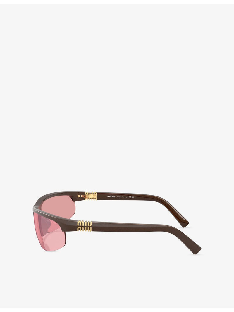 Miu Miu injected oval sunglasses 68mm MU A02SF (British brand)