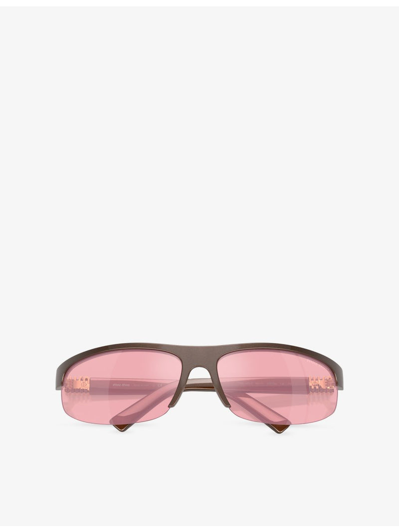 Miu Miu injected oval sunglasses 68mm MU A02SF (British brand)