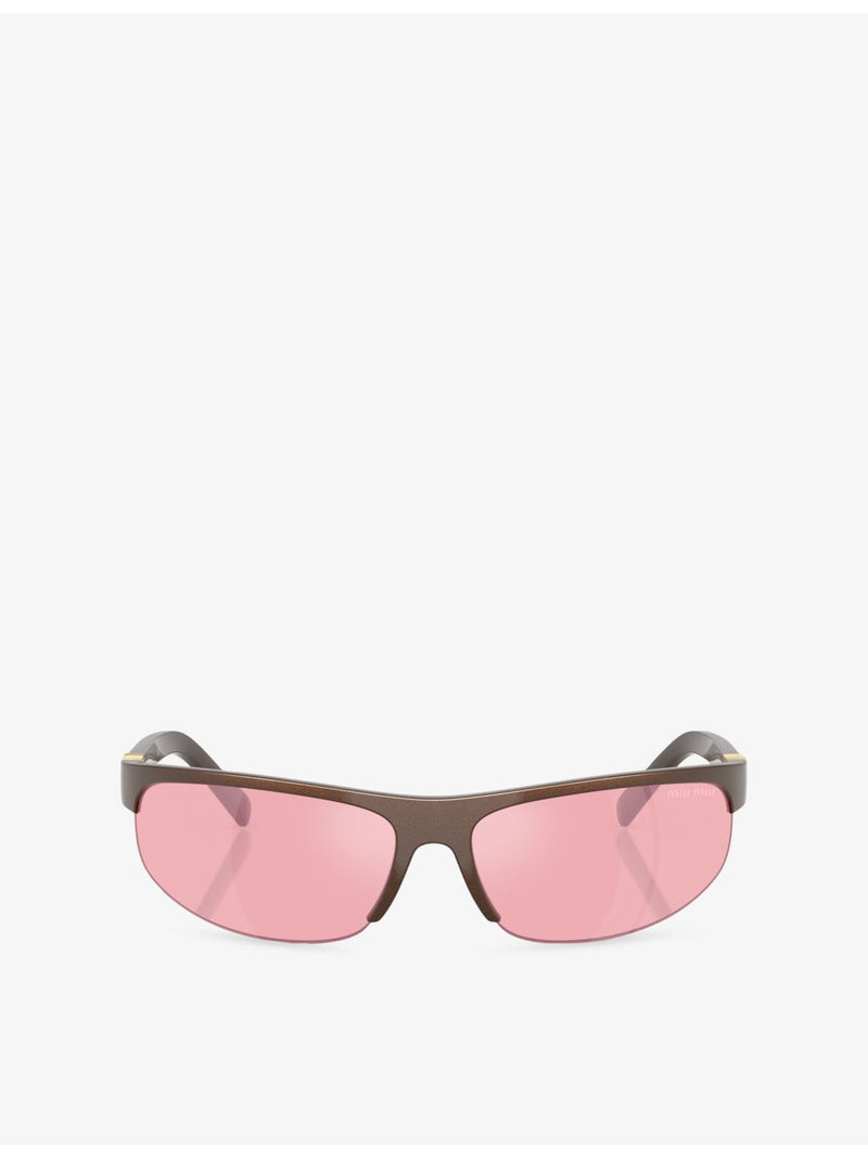 Miu Miu injected oval sunglasses 68mm MU A02SF (British brand)