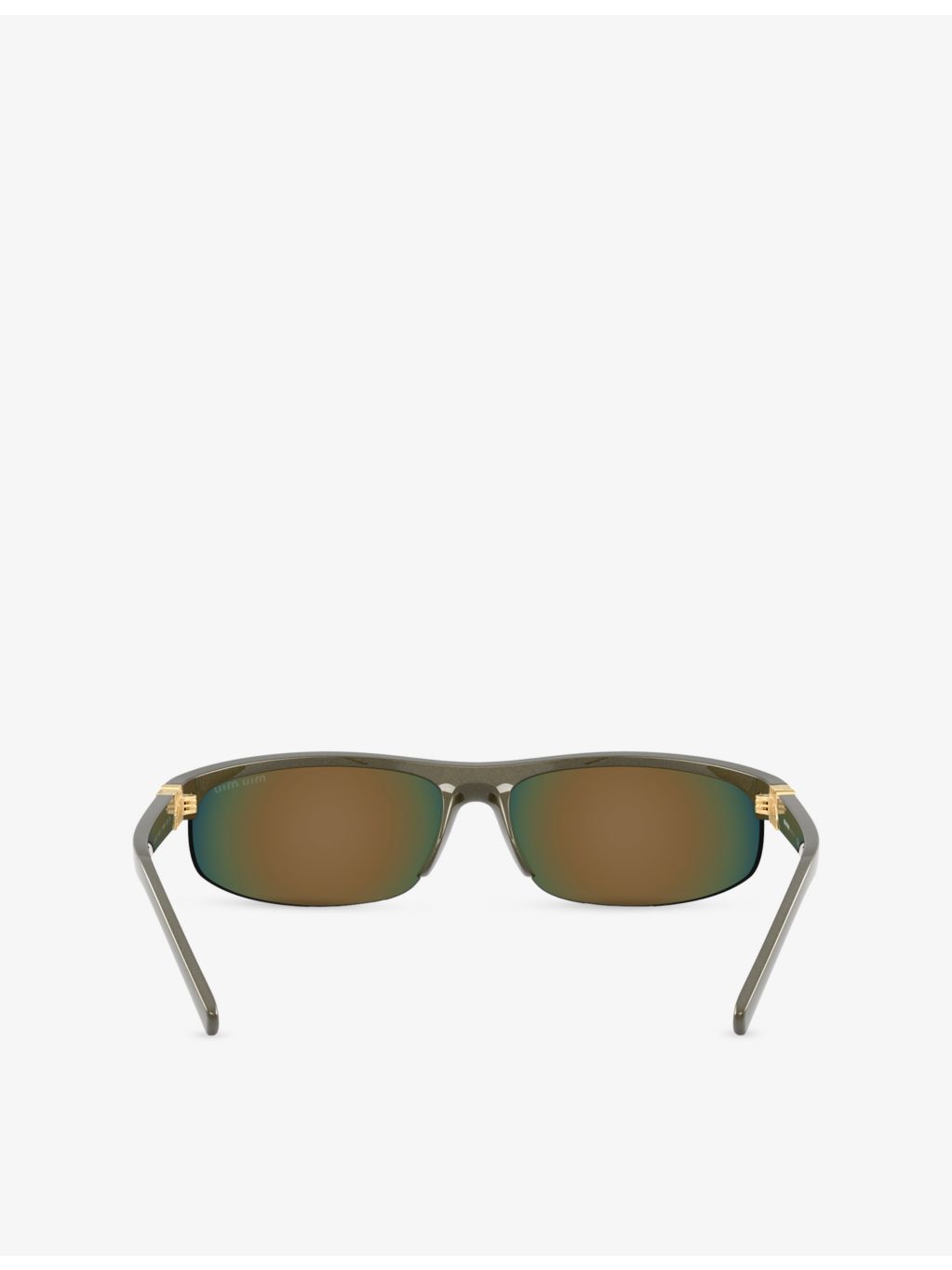 Miu Miu A02SF oval-frame sunglasses 7cm lens, UK version