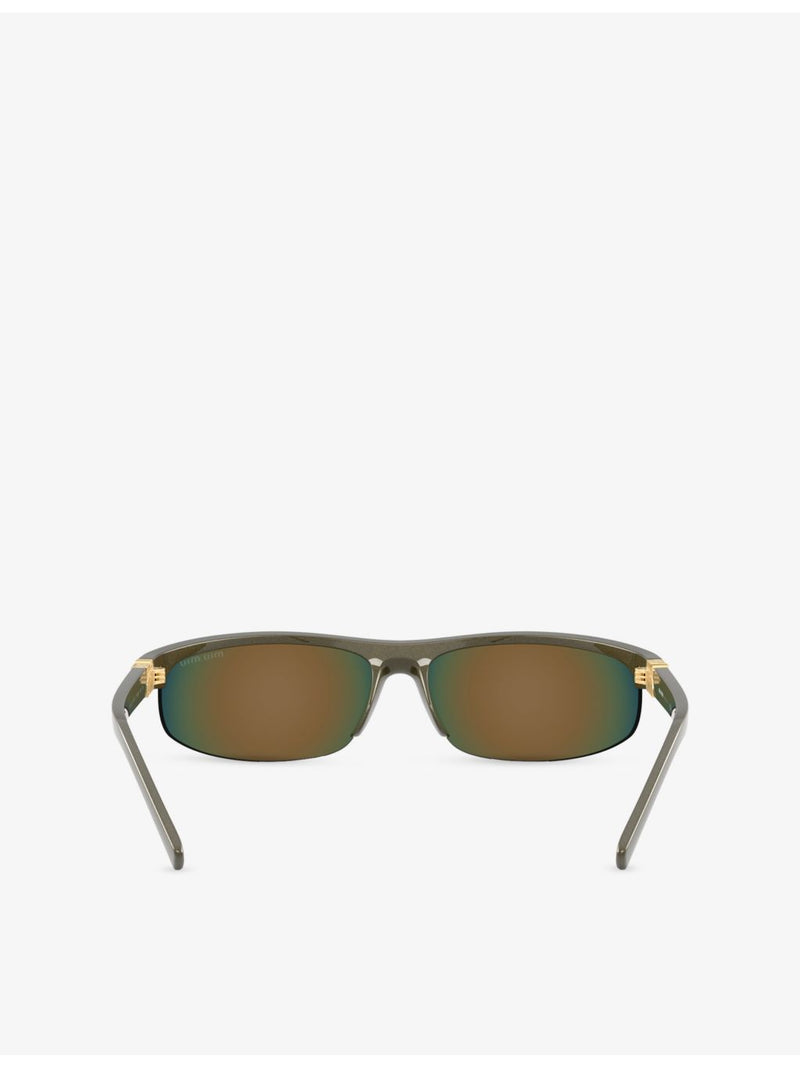 Miu Miu A02SF oval-frame sunglasses 7cm lens, UK version