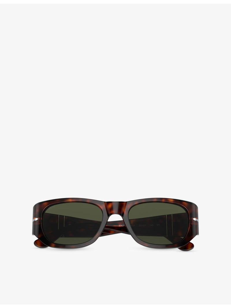 Persol PO3307S pillow-frame acetate sunglasses, imported from the UK