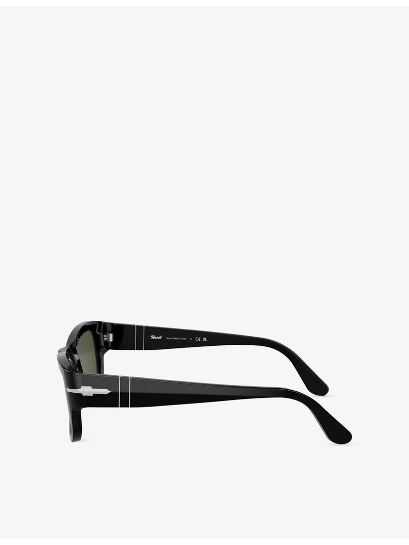 Persol PO3326S rectangle acetate sunglasses, imported from the UK
