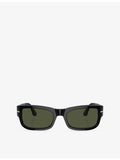 Persol PO3326S rectangle acetate sunglasses, imported from the UK