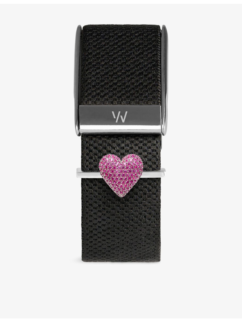 Poubel Heart Whoop sterling silver charm 2.3cm, imported from the UK