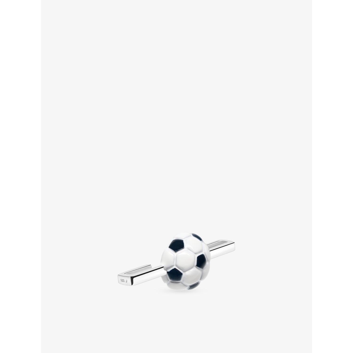Poubel Football Whoop sterling silver enamel charm, UK version