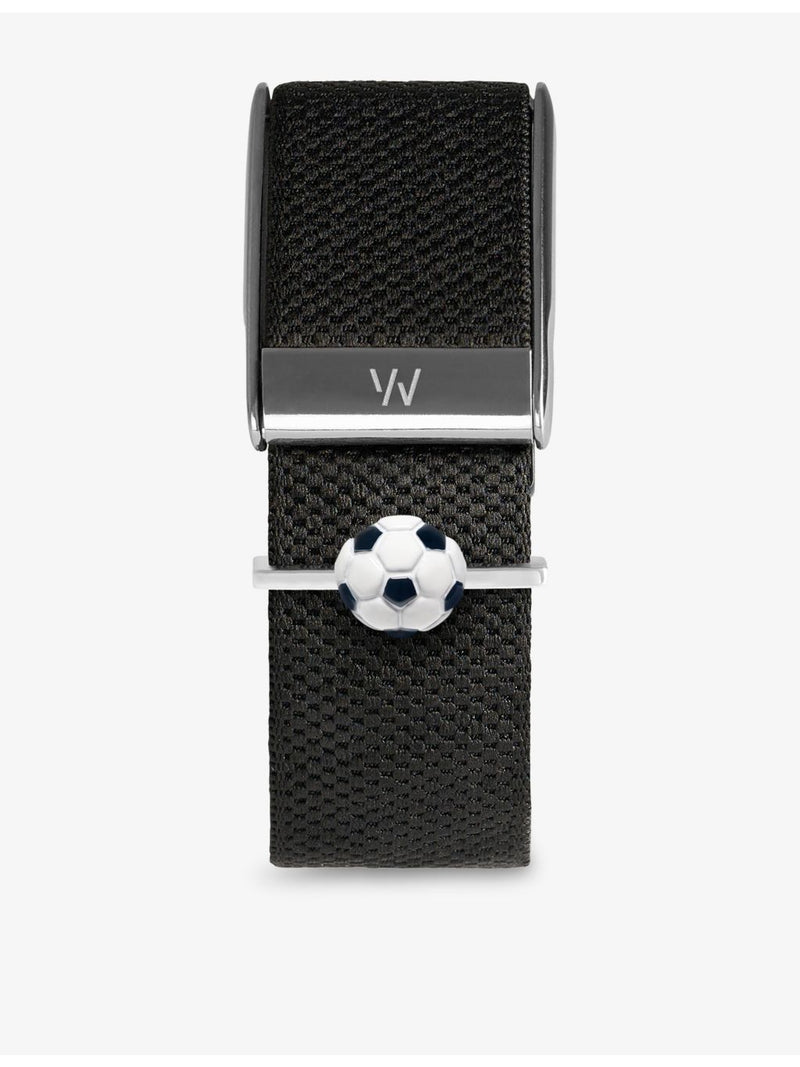 Poubel Football Whoop sterling silver enamel charm, UK version