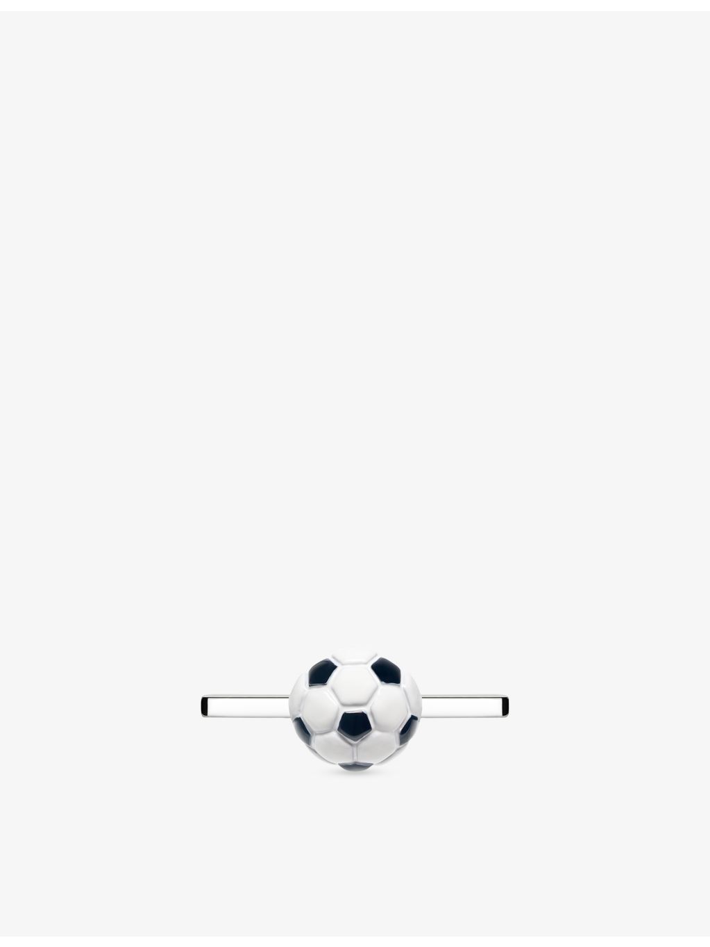 Poubel Football Whoop sterling silver enamel charm, UK version