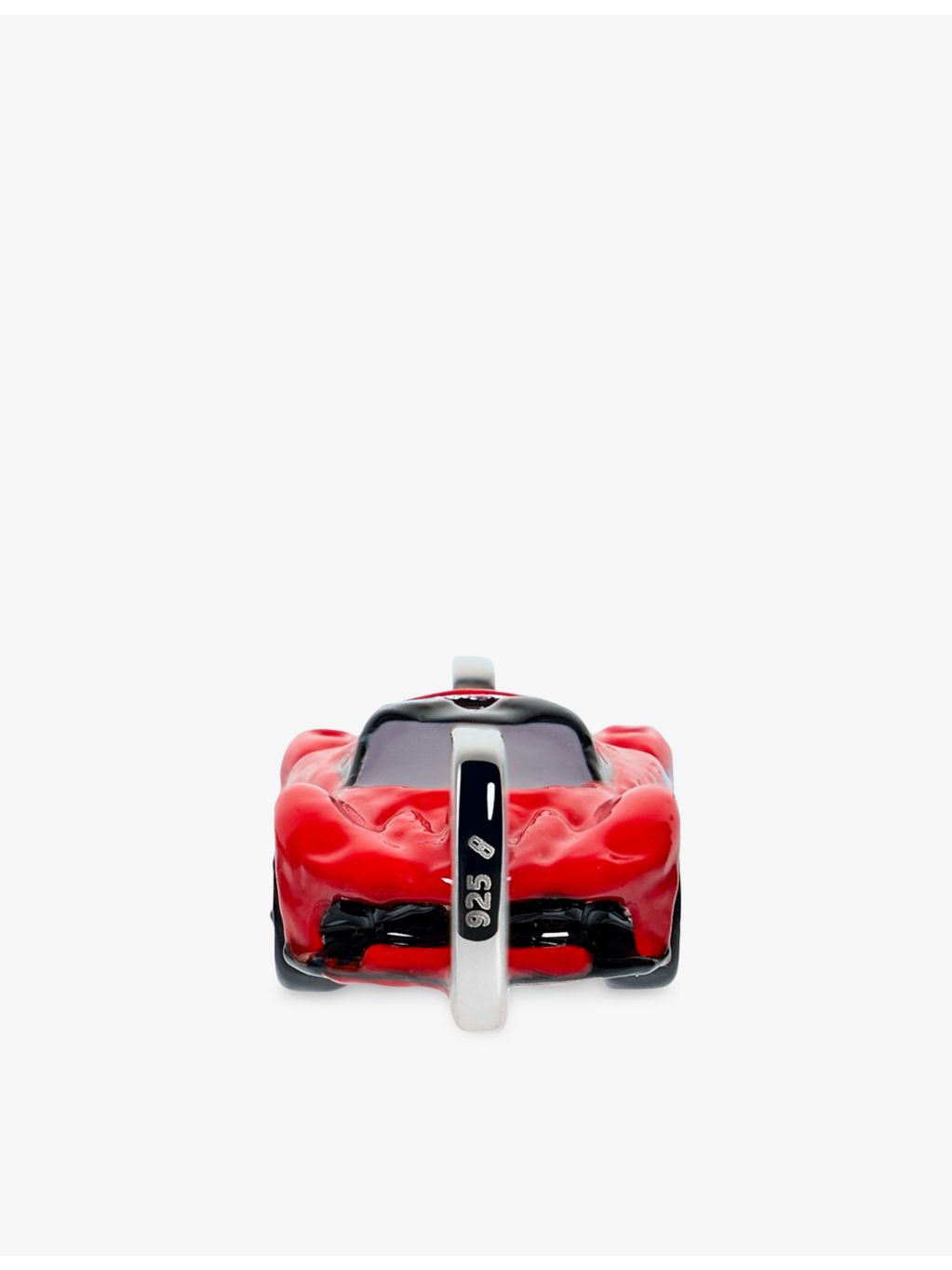 Poubel sports car charm in sterling silver and enamel, UK version