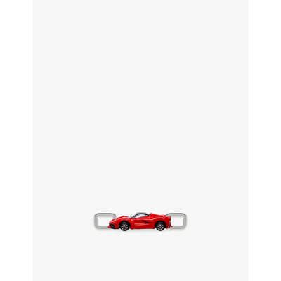 selfridges Poubel Sports Car Sterling Silver and Enamel Charm- Buy online at McGrocer