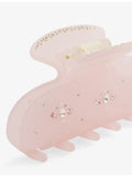 Emi Jay Sweetheart crystal-embellished acetate hair clip 8cm (British brand)