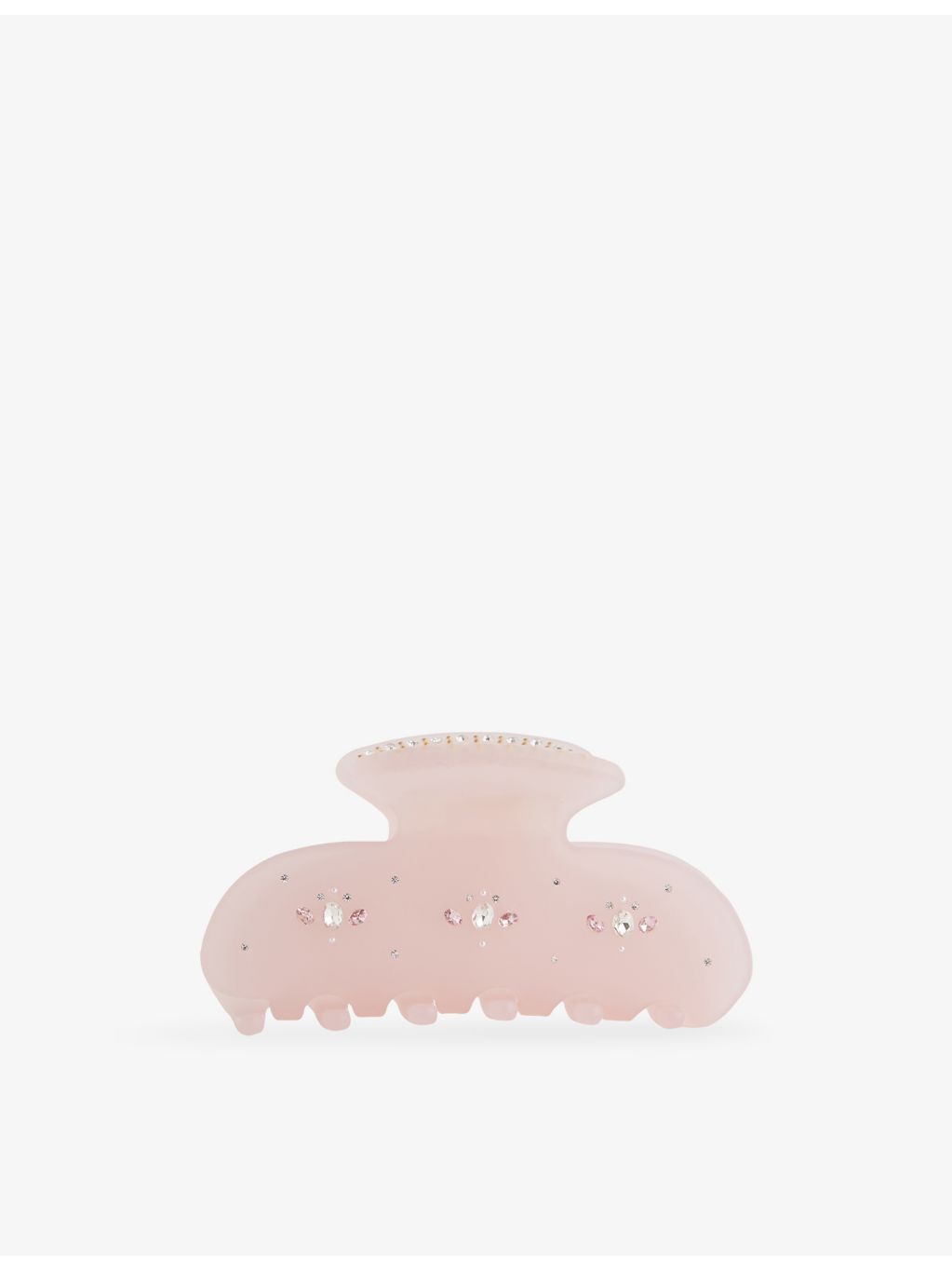Emi Jay Sweetheart crystal-embellished acetate hair clip 8cm (British brand)