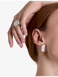 Ece London Theia gold pearl earrings 4.2cm, UK version