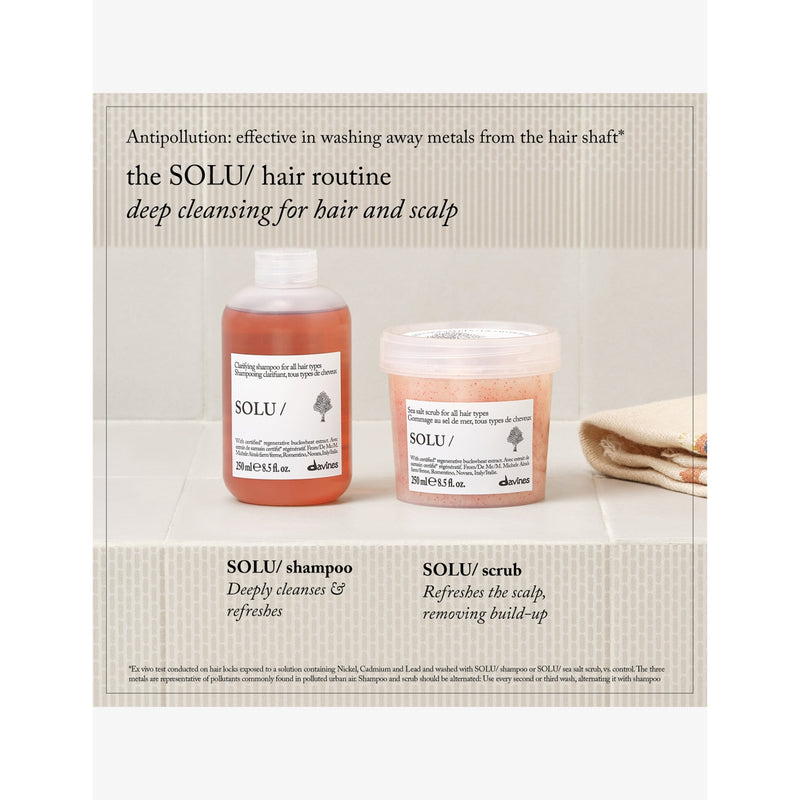 Davines Solu clarifying shampoo 250ml (British brand)