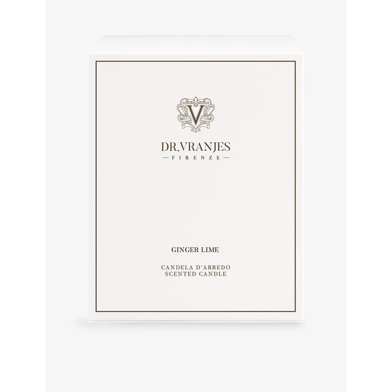 Dr Vranjes scented candle Ginger Lime 500g, imported from the UK