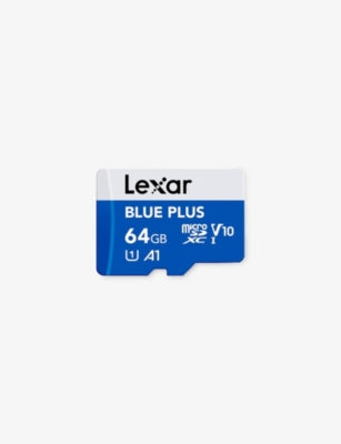 BLUE PLUS microSDXC memory card 64GB with SD adaptor, UK version